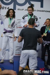 Maria Malyjasiak wins the absolute and gets promoted to brown belt. Photo: Erin Herle