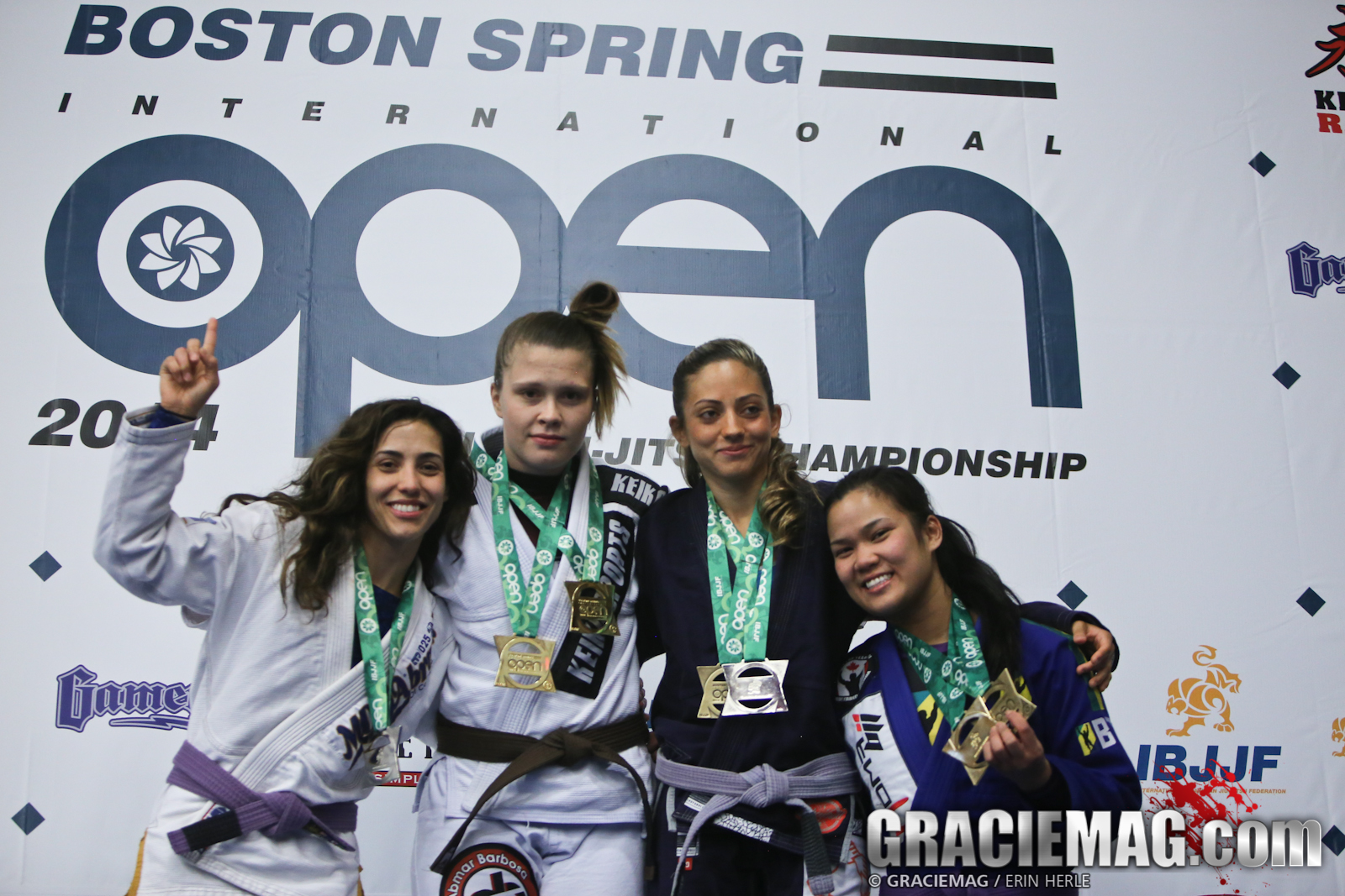 The ladies of the purple belt absolute. Photo: Erin Herle