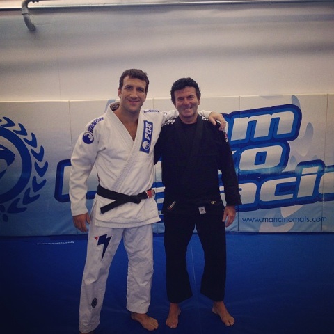 Igor Gracie com o tambem faixa preta Luiz Fux em NY