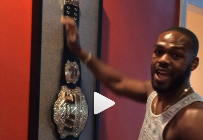 Jones puts his UFC belt back on the wall. Who can take it away from him?