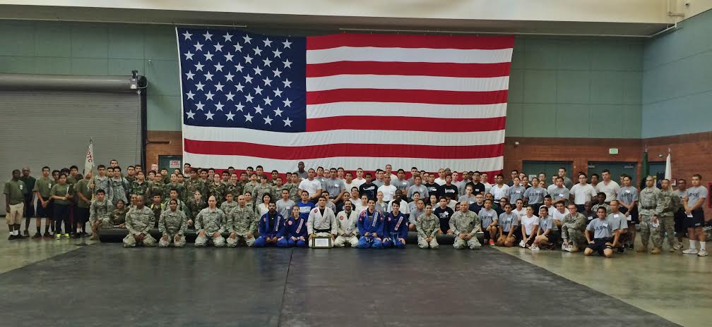 Black Belt Lucas Rocha at the US Army Recruiting Center Azusa. Photo: Personal Artchive