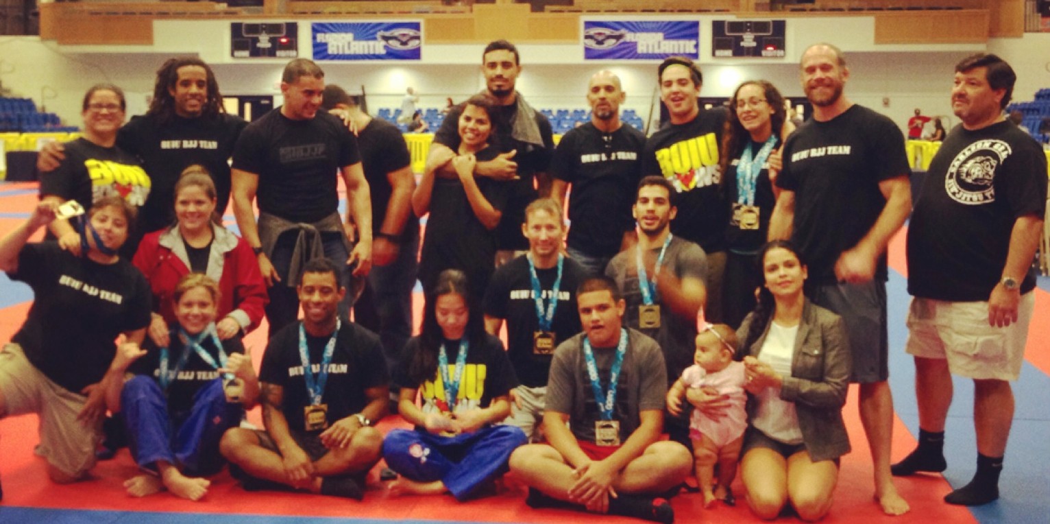 The competitors at GMA Carlson Gracie Miami. Photo: Personal archive