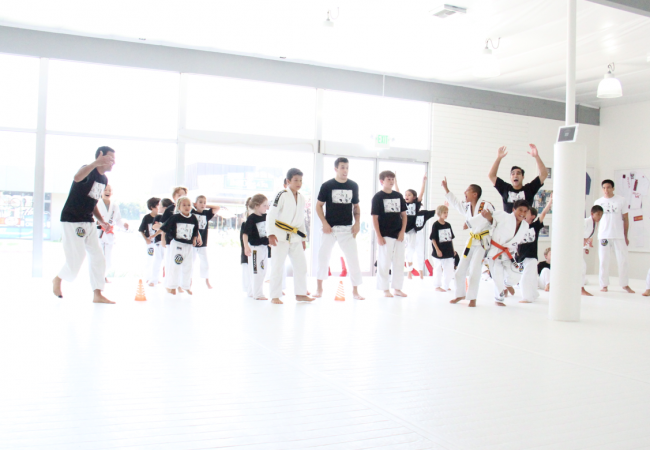 Mendes bros welcome all kids to the AOJ Kids Training Camp 2014 July 12-13