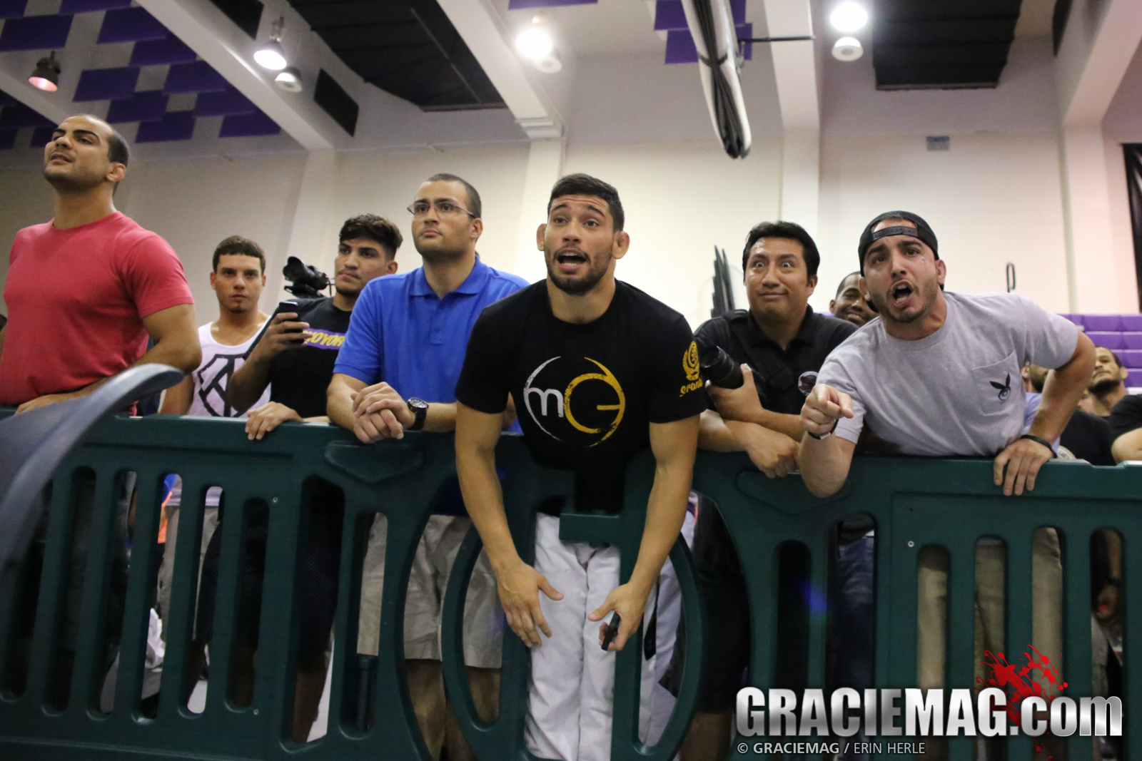 Teams support their students/teammates during a final match. Photo: Erin Herle