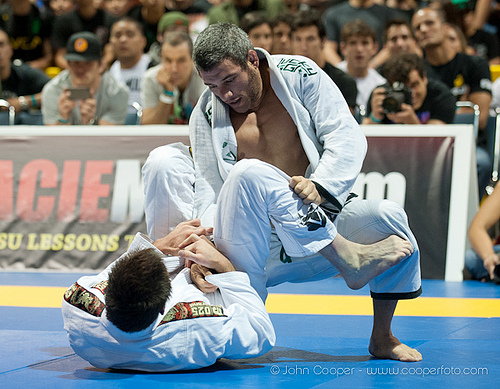 Nino Schembri vs. Bill Cooper at 1st World Jiu-Jitsu Expo in 2012. Photo: John Cooper / GRACIEMAG.com