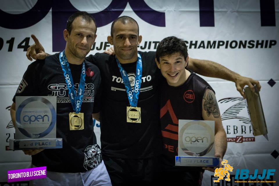 The teams receiving their team trophies. Photo: Martin Nguyen/Toronto BJJ Scene