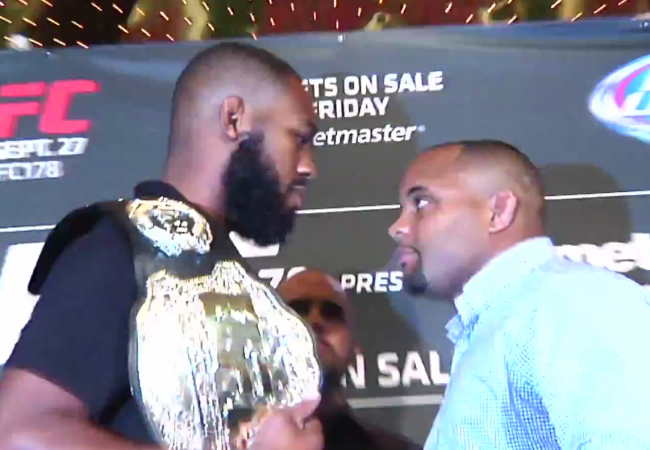 Watch the Jones, Cormier brawl at UFC 178 media day in Vegas