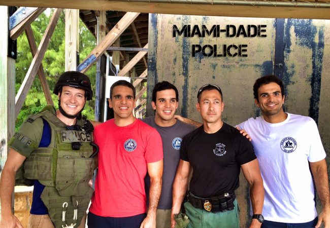 Valente brothers bring famous Brazilian TV host to the Miami-Dade Police