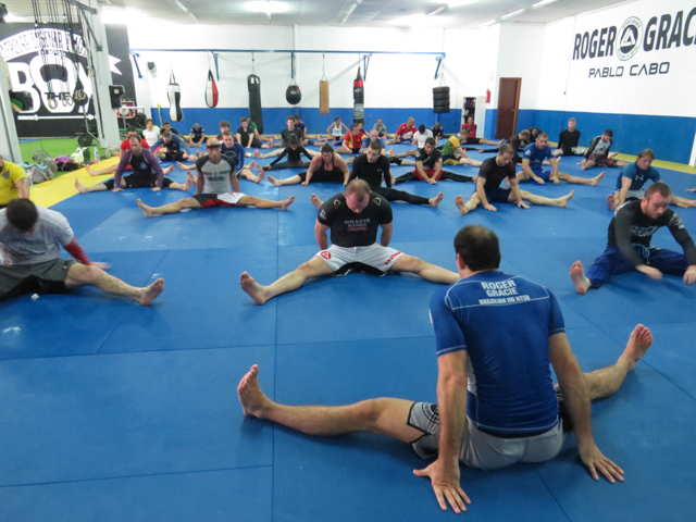 Roger Gracie during camp in Malaga, Spain