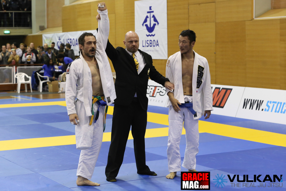 Paolo Amodeo made to the podium of his division at the 2014 European and deserved a standing ovation from the crowd