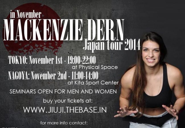 Mackenzie Dern’s seminar tour in Japan this November