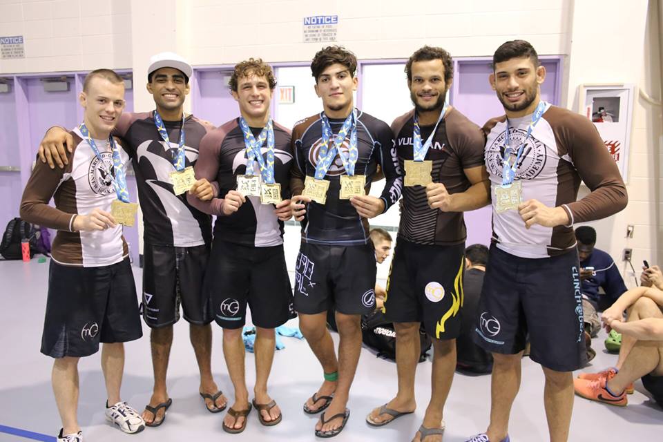 The brown belt dream team at the 2014 No-Gi Pans. Photo: Erin Herle