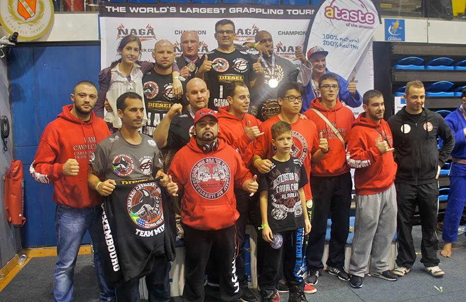 Cavalcanti International team at the 2014 NAGA Europe Championship. Photo: Personal archive