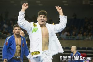 Dillon after winning at the 2014 Pans. Photo: Erin Herle