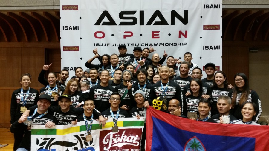 Purebred Jiu Jitsu Guam competitors and supporters. Photo: Personal archive