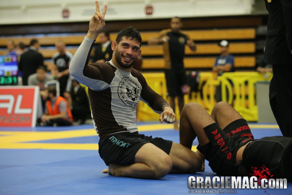 Matheus Diniz when he was a brown belt Photo: Erin Herle