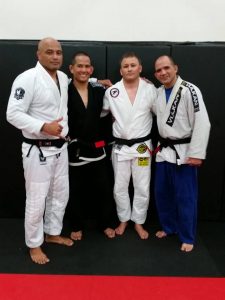 Three new black belts. Photo: Personal archive