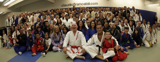 The Claudio Franca Team. Photo: Claudio Franca BJJ