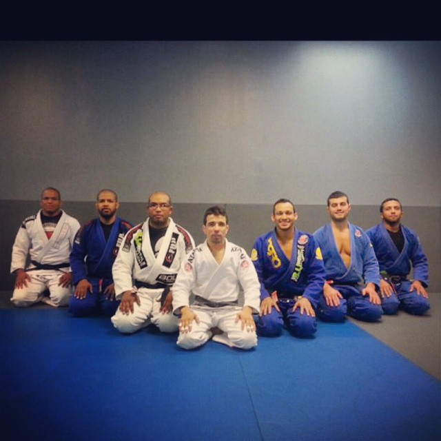 The black belts at the big seminar. Photo: Marcelo Pereira