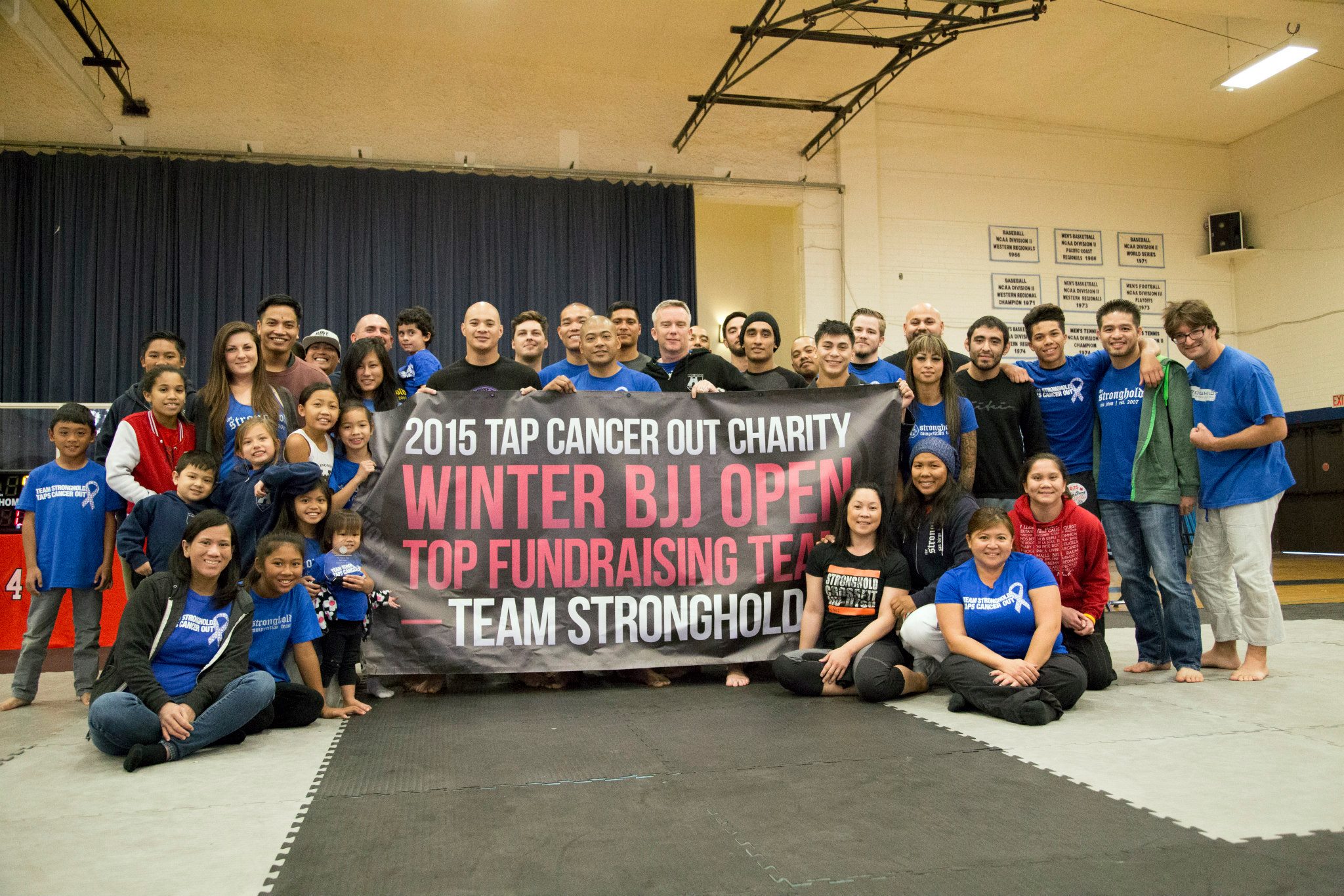 The Stronghold awarded top fundraising team. Photo: Tap Cancer Out