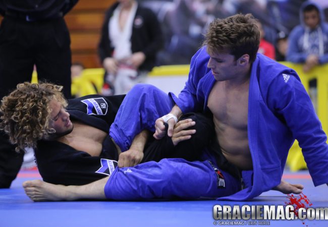 Learn some half guard sweeps from Clark Gracie & Magid Hage’s sweep battle at US National Pro