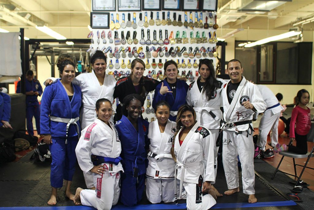 Some of the women at GMA C3 Athletics/Cesar Pereira. Photo: Personal archive