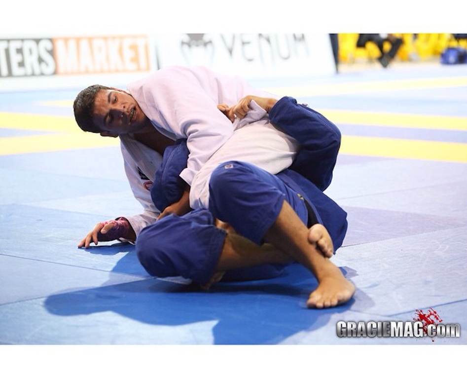 João Gabriel Rocha no Pan de Jiu-Jitsu: a fera da Soul Fighters voltou aos torneios contra Gustavo Dias, no peso pesadíssimo. Foto: Ivan Trindade