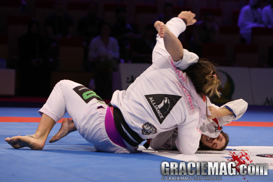 Mackenzie vs. Gabi at the 2015 WPJJC black belt open class semifinal