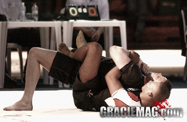 Ronaldo Jacaré vs. Ricardo Cachorrão at the 2003 ADCC. Photo by Gustavo Aragão