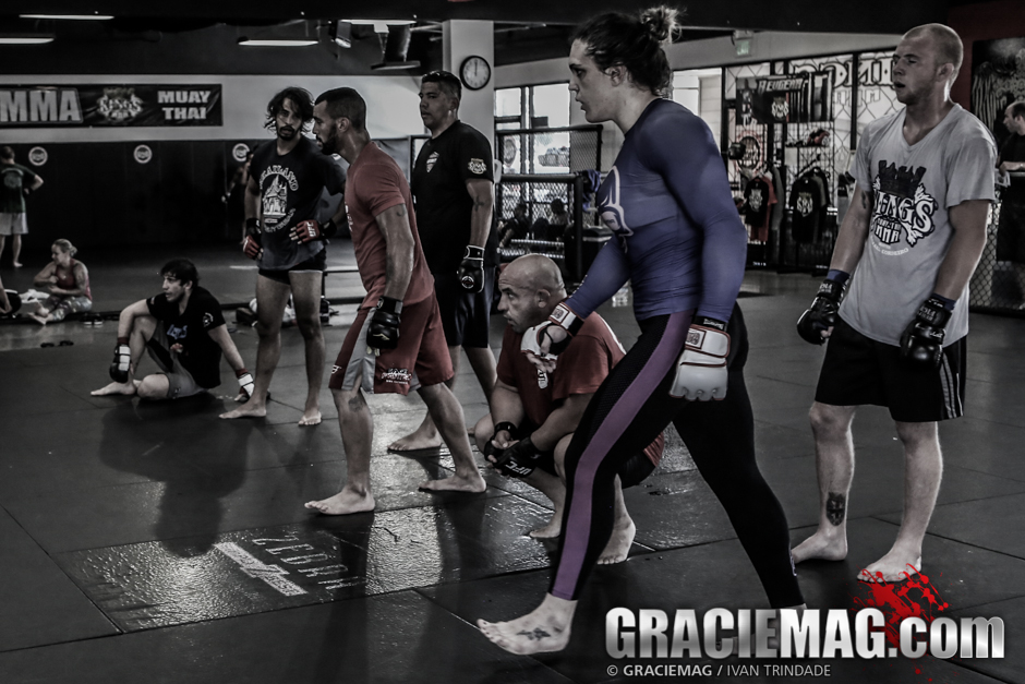 Gabi Garcia training MMA at Kings MMA, in Huntington Beac, CA