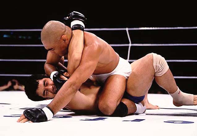 Rickson Gracie x Takada no Pride 1 Foto Arquivos NOCAUTE