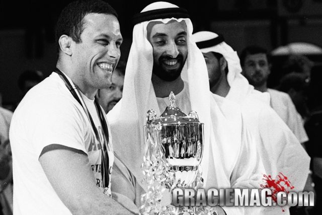 Renzo Gracie and Sheik Tahnoon. Photo by Luca Atalla