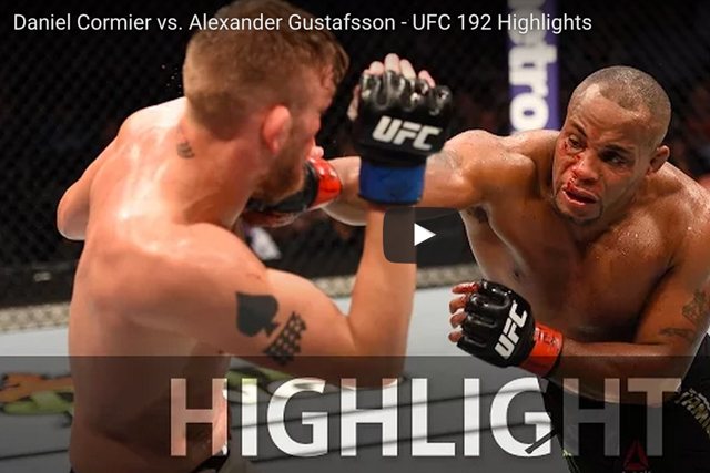 UFC 192: watch the highlights of Cormier vs. Gustafsson