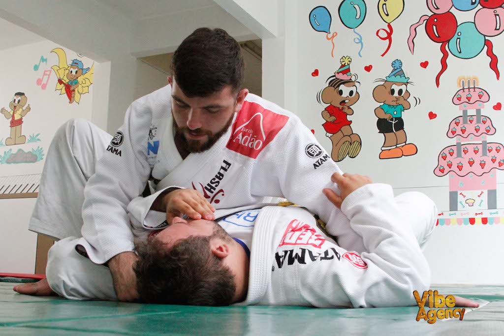 Allan di Lucia no projeto Jiu-jitsu sem limites