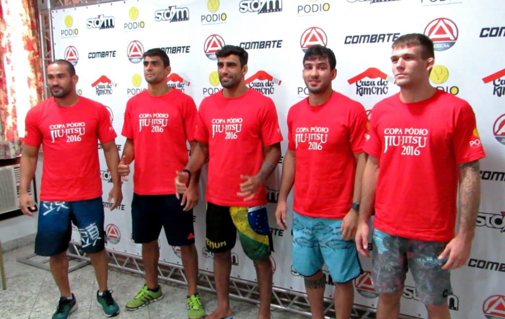 Davi Ramos, Felipinho Silva, Leandro Lo, Lucas Lepri e AJ Souza formam o grupo verde da disputa. Foto: Reprodução 