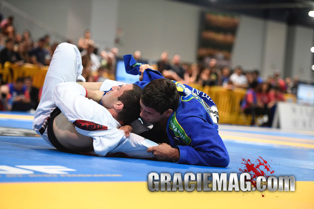 Marcus Buchecha e Leo Nogueira na final do GP da IBJJF em Vegas Foto Luca Atalla