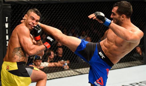 Vitor Belfort vs Gegard Mousasi. Photo: UFC