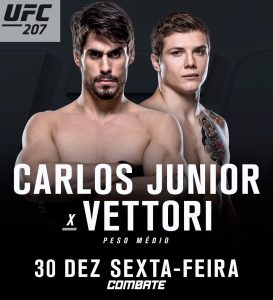 Cara de Sapato em banner do UFC que confirma seu novo combate. Foto: Reprodução