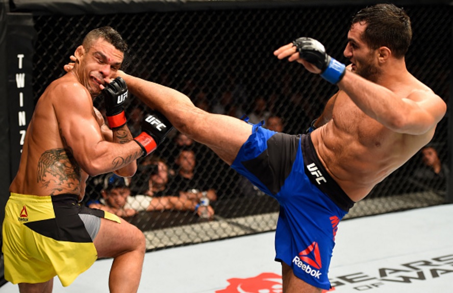 Belfort amargou sua segunda derrota seguida, no UFC do último sábado. Foto: Josh Hedges / Zuffa LLC via Getty Images