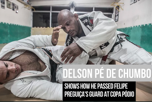Delson Pé-de-Chumbo teaches a spin for passing guard