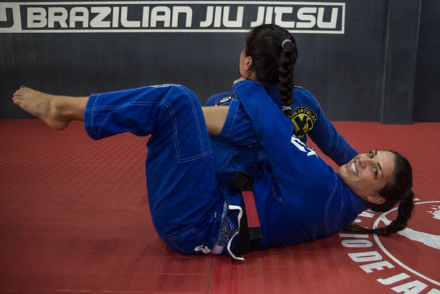 Learn how to apply the “RNC from the omoplata,” with Mackenzie Dern