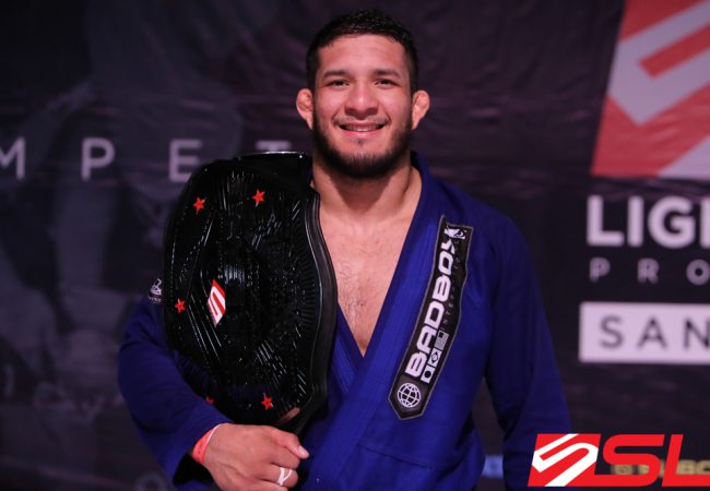 Lucas Barbosa is the Five Grappling Light Heavyweight champion