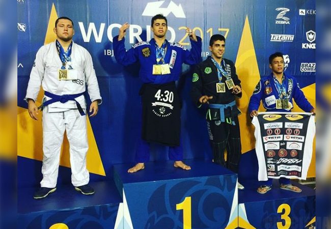 Mundial de Jiu-Jitsu 2017: Pedro Machado e Jessica Guendry faturam ouro duplo