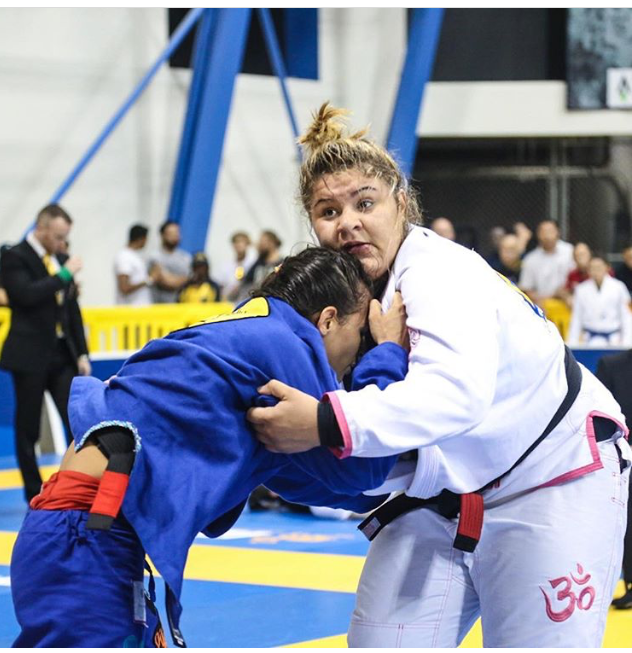 Tayane venceu Bia Mesquita no sábado do Mundial 2017. 