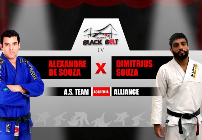 Dimitrius Souza x Alexandre de Souza no Floripa Black Belt de Jiu-Jitsu