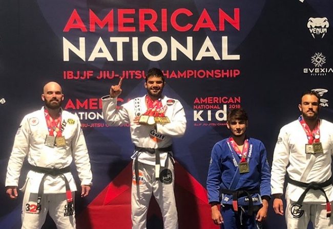 Horlando Monteiro brilha com quatro ouros no American National de Jiu-Jitsu