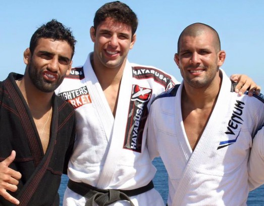 Marcus Buchecha, Leandro Lo and Rodolfo Vieira’s slap training