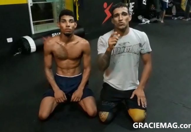 Charles do Bronx e Rafael Costa ensinam posição de Jiu-Jitsu e MMA