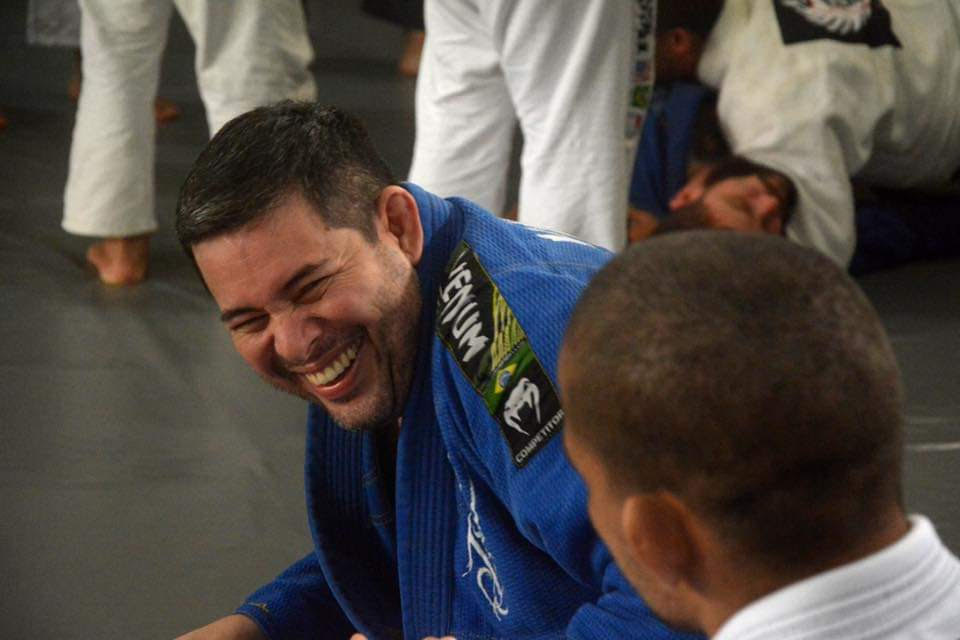 Rodrigo treina Jiu-Jitsu em Vitória, no Espírito Santo. 