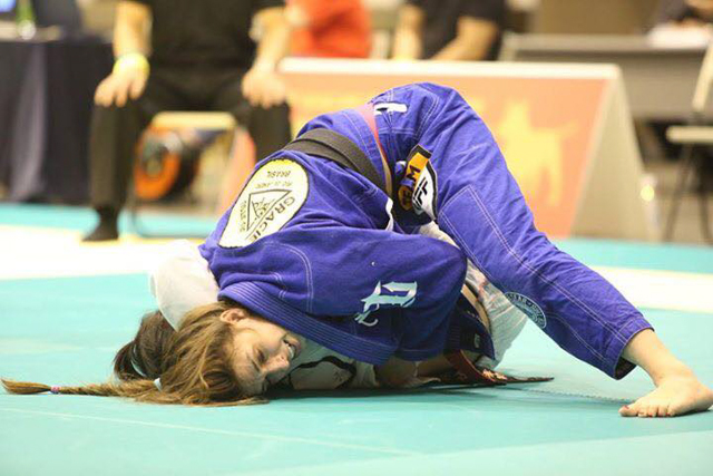 Remember the fine jiu-jitsu displayed by Mackenzie Dern on the mats of San Diego
